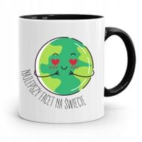 Kubek Czarny Dla Chłopaka Najlepszy Facet Z Nadrukiem Ze Zdjęciem