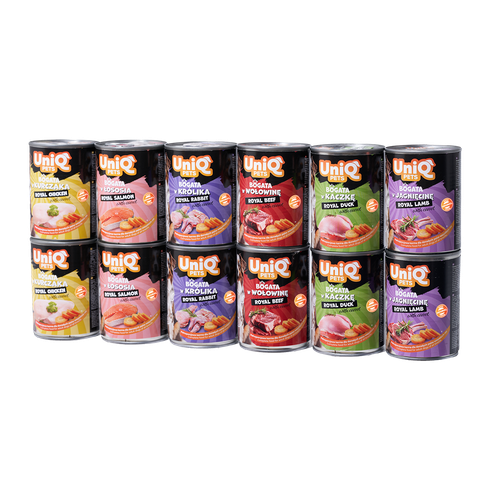 Mokra karma dla psa z kaczki ROYAL DUCK 375g UNIQ PETS na Arena.pl