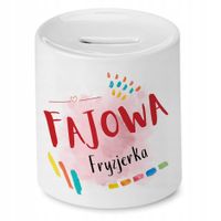 Skarbonka Dla Fryzjerki Idealny Imieniny Prezent Z Nadrukiem Ze Zdjęciem