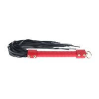 milan collection - flogger - black/red