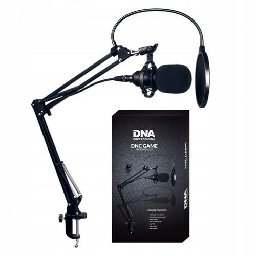 MIKROFON POJEMNOŚCIOWY USB STUDYJNY FILTR + UCHWYT DO KOMPUTERA ZESTAW DNA na Arena.pl