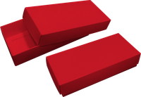 Pudełko ozdobne 18 x 8 x 4 cm, 15 szt. czerwony AWIH