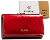 portfel damski skórzany rh-23-1-sh-8155 red