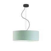 Miętowa lampa wisząca do salonu HAJFA fi - 50 cm