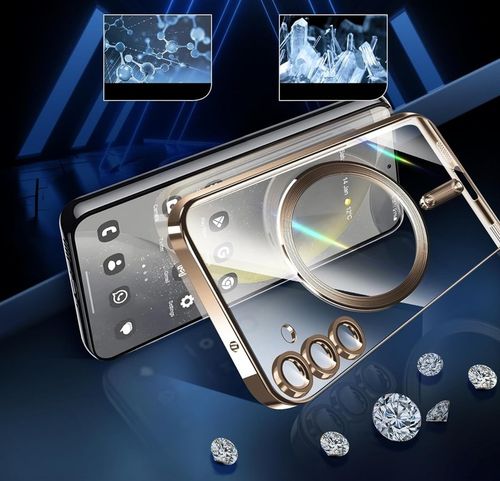 ETUI MAGSAFE GLAMOUR CLEAR CASE do SAMSUNG GALAXY S24 FE 5G SZKŁO HARTOWANE na Arena.pl