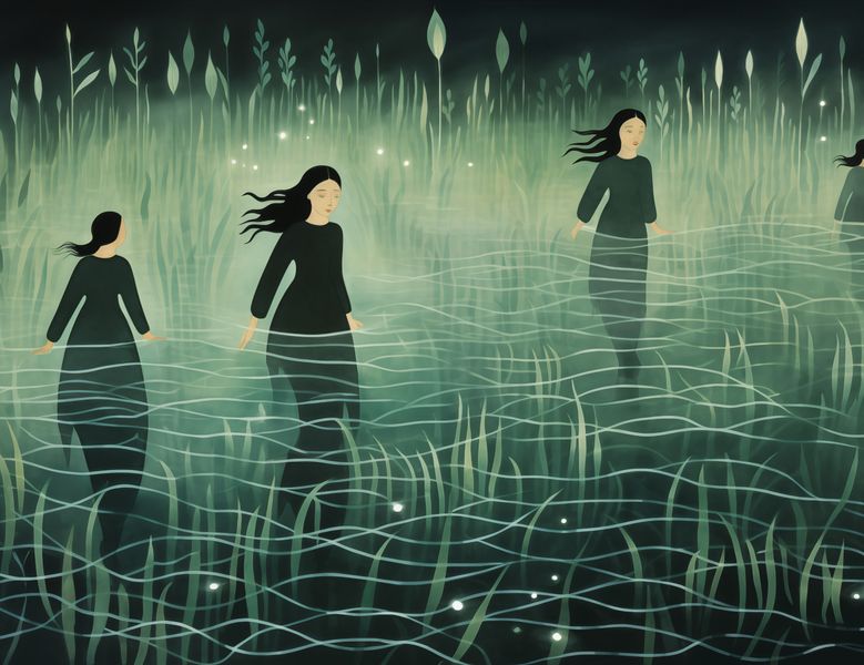 Plakat 65x50cm Pośród Ciszy zdjęcie 1