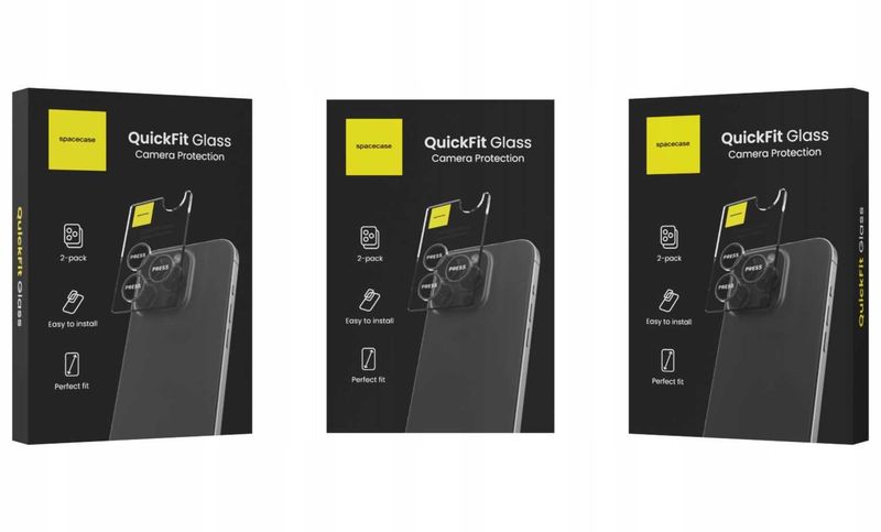 Spacecase Quickfit Camera Iphone 15 Pro/15 Pro Max Black zdjęcie 12
