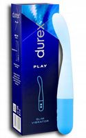 Durex Play Slim Wibrator Damski Silikonowy Wodoodporny Elastyczny 18cm