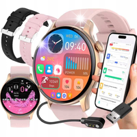 ZEGAREK SMARTWATCH Damski ODBIERANIE POŁĄCZEŃ PL SMART WATCH 2 PASKI