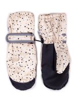 Rękawiczki narciarskie dziewczęce jednopalczaste nakrapiane 16 YOCLUB