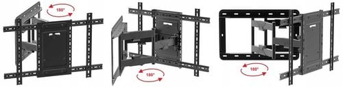 Ultra Mocny Uchwyt do Telewizora Wieszak TV 32-100 cale TEST 80 kg na Arena.pl