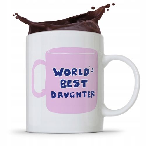 Kubek Prezent Dla Córki Dziecka Best Daughter Z Nadrukiem Ze Zdjęciem na Arena.pl