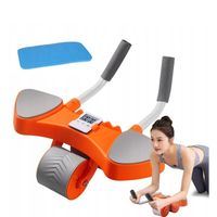 Kółko Roller Z Automatycznym Odbiciem Do ćwiczen Mięśni Brzucha z matą