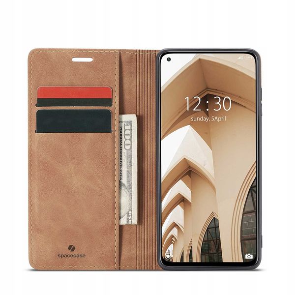 Spacecase Wallet Mi 10T/10T Pro Light Brown zdjęcie 14