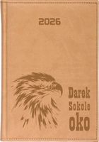 KALENDARZ A5 2026 dzienny KSIĄŻKOWY z grawerem Z TWOIM TEKSTEM PLANER