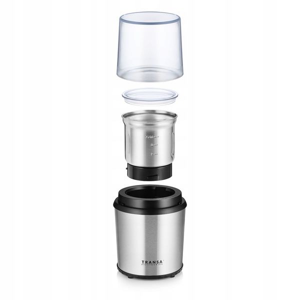 Młynek ROZDRABNIACZ 2w1 do ziaren kawy ziół orzechów TRANSA 300W zdjęcie 16