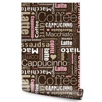 Tapeta Do Jadalni Kuchni Kawa Typografia Napisy Serduszka Abstrakcja