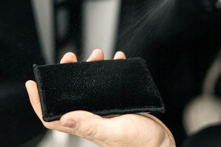 SHOWCARSHINE MICROFIBER DOUBLE SIDE SCRUB PAD - dwustronny pad czyszczący + zdjęcie 2