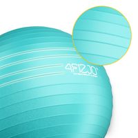 PIŁKA GIMNASTYCZNA REHABILITACYJNA DO ĆWICZEŃ FITNESS PILATES Z POMPKĄ 85cm