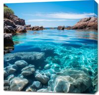 Obraz 70x70cm Krystaliczna Woda