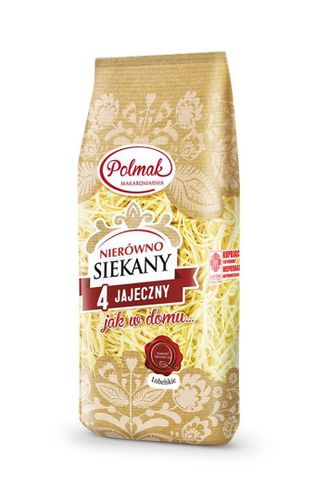 Polmak Makaron Nierówno Siekany 4 jajeczny 250g na Arena.pl