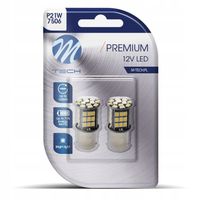 Diody żarówki LED BA15s CANBUS 48xSMD2835 12V białe