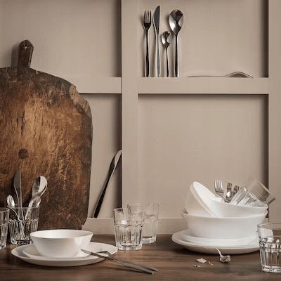 12 szt IKEA ZESTAW TALERZY OFTAST obiadowe głębokie białe 20 cm na Arena.pl