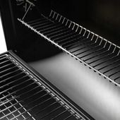 Grill węglowy ogrodowy DUŻY z POKRYWĄ beczkowy z półkami TERMOMETR Mega-M