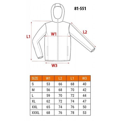 kurtka softshell z kapturem odpinanym, rozmiar m - t n81-551m na Arena.pl