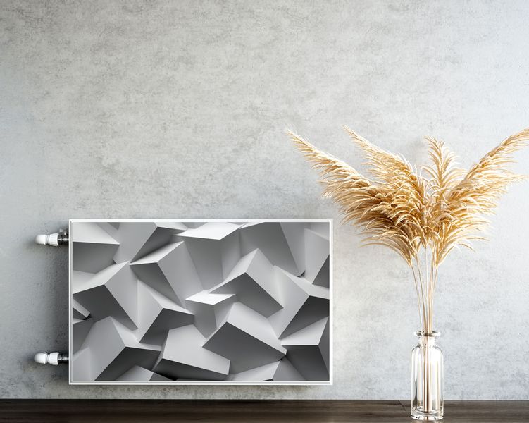 Mata MAGNETYCZNA Na Grzejnik Abstrakcyjna Ściana Efekt 3D 110cm x 60cm zdjęcie 5