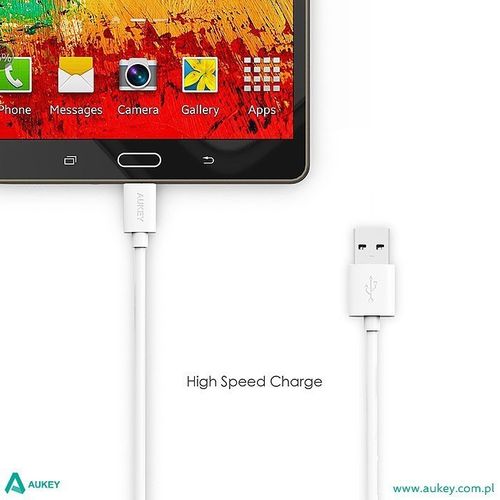 CB-D9 White szybki kabel Quick Charge micro USB-USB | 2m | 5A | 480 Mbps na Arena.pl