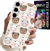 ETUI DO SAMSUNG GALAXY S23 - MIŚ MISIE WZORY DLA NAJMŁODSZYCH + SZKŁO