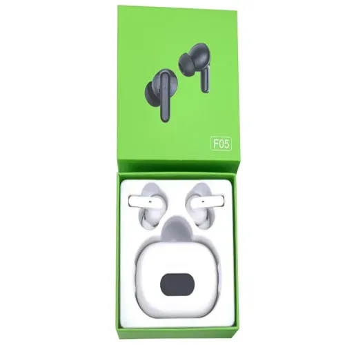 Słuchawki douszne bluetooth bezprzewodowe z ładującym etui mikrofonem na Arena.pl