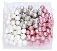 BOMBKI SZKLANE DO STROIKÓW NA DRUCIKU CHOINKOWE BOMBKA 1,5cm 144szt