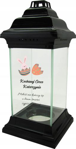 ZNICZ LAMPION WIELKANOCNY z grawerem UV dla TATY na Arena.pl