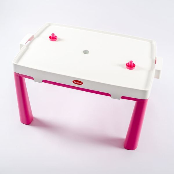 stolik dla dzieci + gra Cymbergaj różowy MAŁPISZON zdjęcie 3
