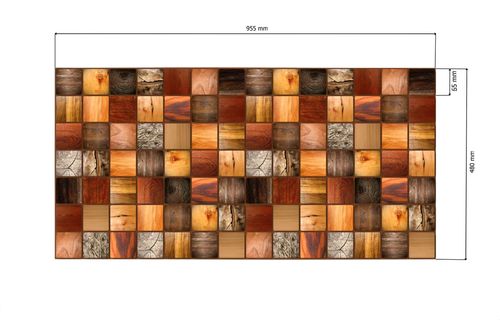 Panele Ścienne 3D PCV CIEMNE Drewno FAMED BAR na Arena.pl