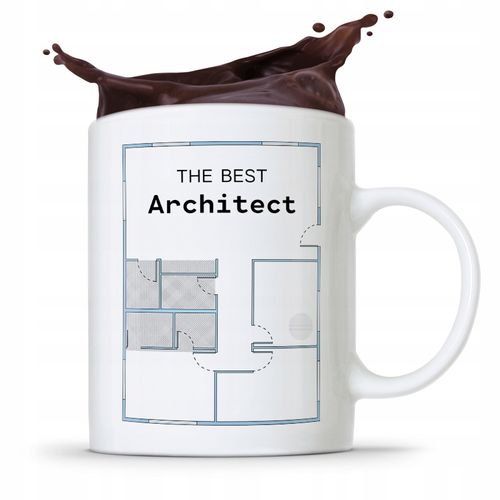 Kubek Architekta Projektanta The Best Architect Z Nadrukiem Ze Zdjęciem na Arena.pl