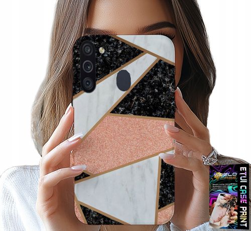 ETUI DO SAMSUNG GALAXY A21 - ELEGANCKIE MODNE WZORY CASE + SZKŁO na Arena.pl
