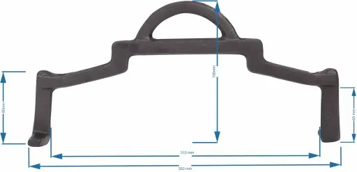 Uchwyt / pałąk do kociołka (2w1) 11L U3 zdjęcie 3