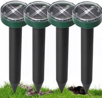 ODSTRASZACZ NA KRETY SOLARNY KRETÓW GRYZONI MYSZY SILNY MOCNY - ZESTAW 4SZT