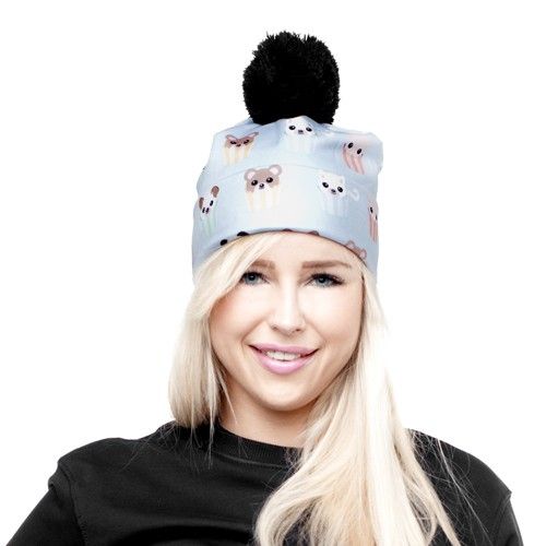 CZAPKA BEANIE FULLPRINT CUP ANIMALS na Arena.pl