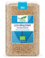Len brązowy (siemię lniane) BIO 2 kg Bio Planet