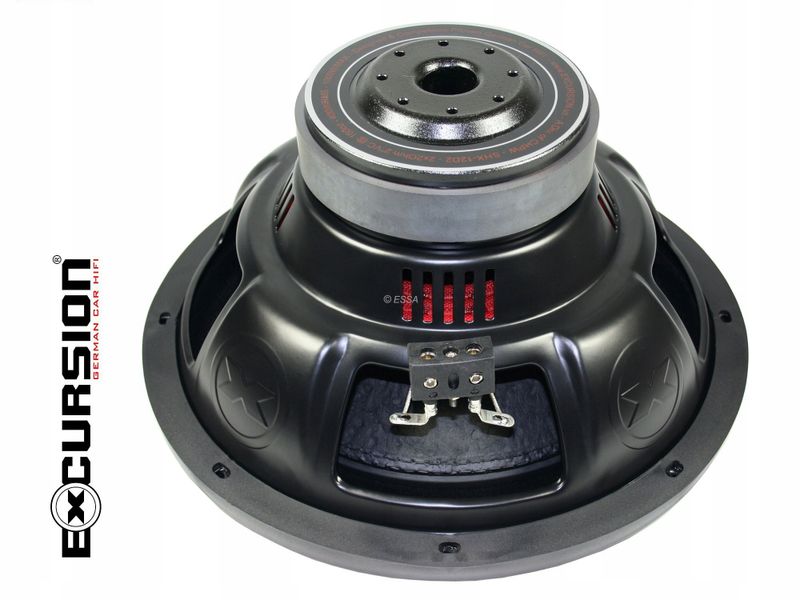 Głośnik Subwoofer Excursion 30cm 12' 1000W 2x 4ohm zdjęcie 2