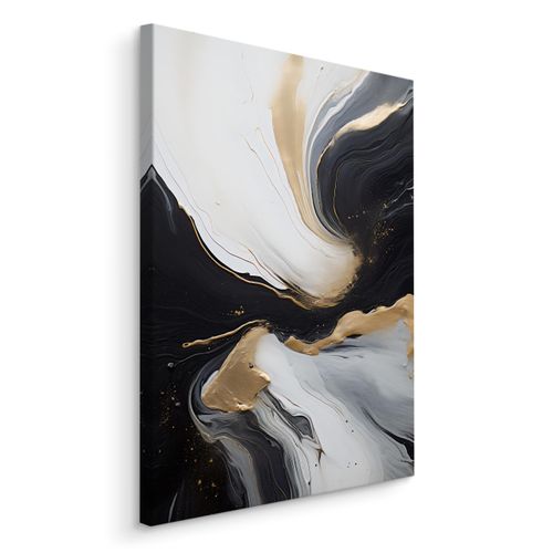 Obraz Canvas Styl GLAMOUR Złota Abstrakcja Marmur Dekoracja 40cm x 30cm na Arena.pl