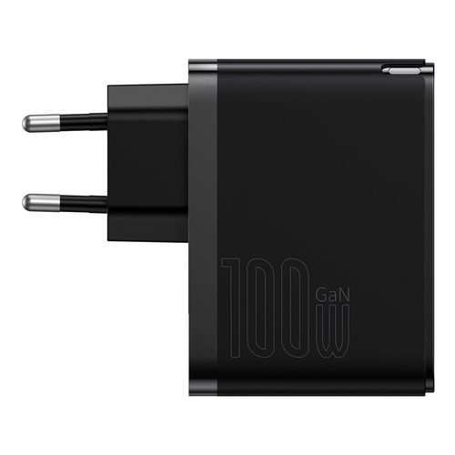 Szybka uniwersalna ładowarka sieciowa GaN5 Pro USB-C / USB 100W - czarny na Arena.pl