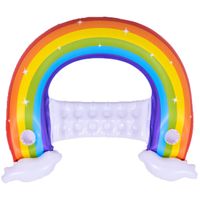 DMUCHANY LEŻAK FOTEL WODNY TĘCZA 107x95x23CM 37606