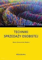 Techniki sprzedaży osobistej w4 Beata Zatwarnicka-Madura