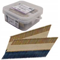 Gwoździe do gwoździarki łączone papierem 3,1x90mm Pierścieniowe 34°