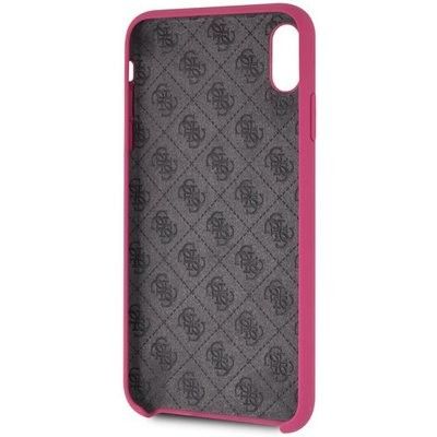 Guess Silicone - Etui iPhone Xs Max (Pink) na Arena.pl